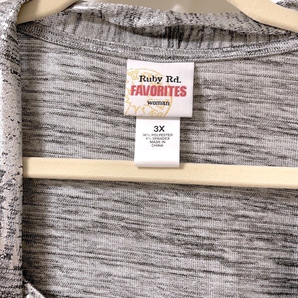 Silver Party Shirt with Attached Jacket - Picture 2 of 3